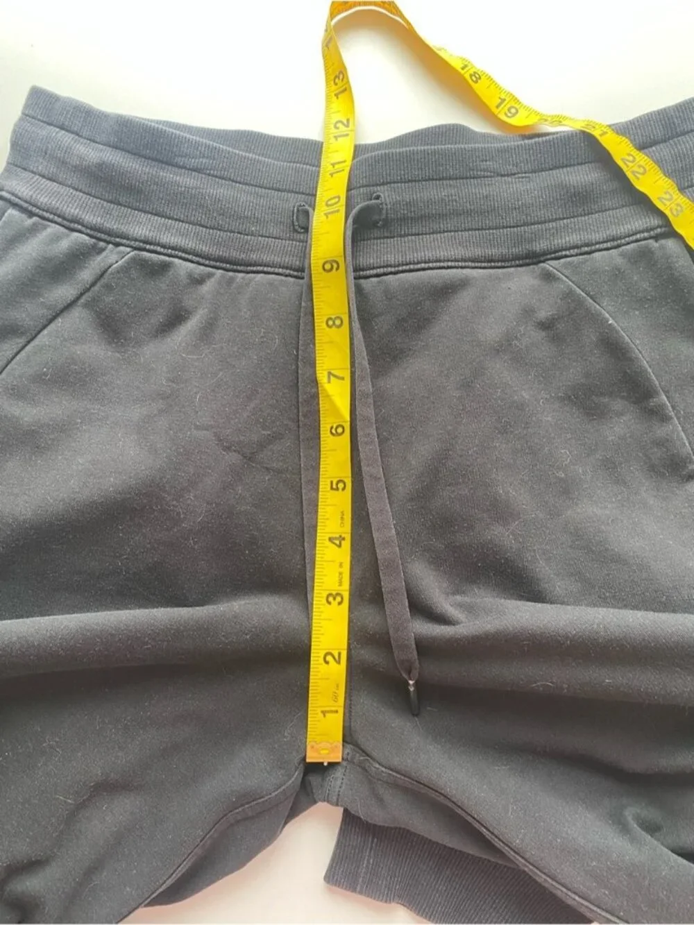 Lululemon Scuba High-Rise French Terry Jogger Woman 6 Black Gym Workout 2022